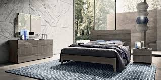Italian bedroom set by camelgroup. Buy Esf Tekno King Platform Bedroom Set 5 Pcs In Gray Wood Fabric Veneers Online