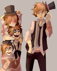 Human Nightmare Freddy And Mini Freddy S Fnaf Characters Anime Fnaf Freddy
