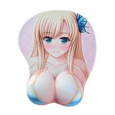 Fate Series Saber 3D Boobs Anime Mouse Pad With Wrist Support - ACG.RE