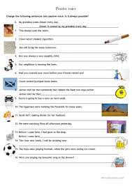 Active and passive voice is important for various government exams as well as competitive examinations. Passive Voice Advanced English Esl Worksheets For Distance Learning And Physical Classrooms