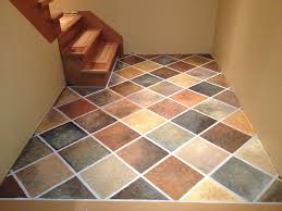 Hand Painted Faux Slate Concrete Floor Simply Stone Haven Flooring Painted Concrete Floors Concrete Floors