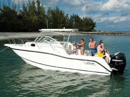 1998 boston whaler 23 conquest boston whaler's 23 conquest is a great trailerable walkaround cabin with a large cockpit and numerous fishing amenities. 2011 Boston Whaler 255 Conquest Walkarounds Boat Review Boatdealers Ca