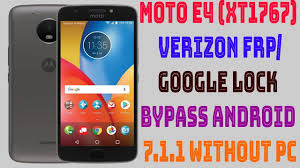 Here, we will show you the simple and effective . Moto E4 Xt1767 Verizon Frpgoogle Lock Bypass Android 7 1 1 Without Pc Moto Verizon Wireless Android