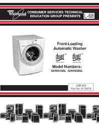 The lid can become locked if something is clogging the pump or filter drain. Whirlpool Ghw9100l Service Manual Pdf Download Manualslib