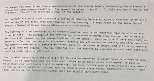 When to use the unemployment insurance benefit protest form each month that your account is charged for benefits, dwd will send a charge statement notification alerting you to a new statement of benefit charges (form 535) in your correspondence history on ess. Virginia I Just Got A Notice Of Appeal Letter From Vec What Should I Do Unemployment