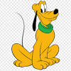 Pluto is eating apples coloring page from pluto category. 1
