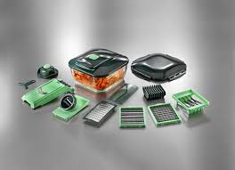 This not only takes time, but you also need numerous kitchen gadgets, such as knives. Genius Nicer Dicer Chef 15 Teilig Bader