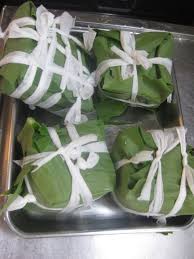 春ウコンの葉を使ってバインチュン Banh Chưng を作った インスピレーション 料理 備忘録