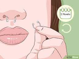 Put in a piece of jewelry to test it out, to see if you really like how it looks and if you really want it. How To Pierce Your Septum With Pictures Wikihow