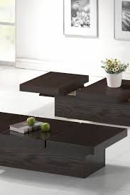 Cambridge Brown Wood Hidden Storage Modern Coffee Table On Hautelook Coffee Table Modern Wood Coffee Table Modern Coffee Tables