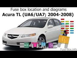 02 acura tl possible wiring prob with headlight. Fuse Box Location And Diagrams Acura Tl Ua6 Ua7 2004 2008 Youtube