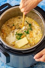 Unsalted butter, plus more for finishing. Instant Pot Chicken Risotto Pressure Cooker Chicken Risotto