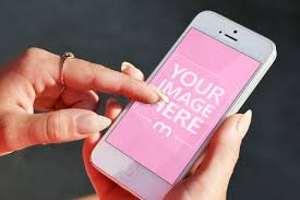 Download Woman Long Fingernails Using White Iphone Mediamodifier