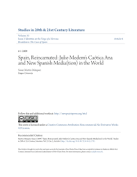 Watch highlights and full match hd: Pdf Spain Reincarnated Julio Medem S Caotica Ana And New Spanish Media Tion In The World
