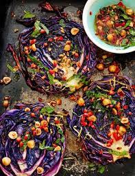Search Recipes Olivemagazine Vegetarian Roast Cabbage Steaks Roasted Cabbage
