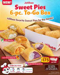 Although i love a traditional pie as much as the next gal, switching it up now and then is a fun way to test new flavors, and lean into peach and mango season. Manila Shopper Enjoy Jollibee S Peach Mango Pie Buko Pie And The New Ube Macapuno Pie In Sweet Pies To Go Box