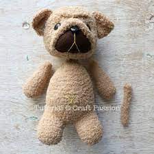 Sock Puppy Pug Stuffed Animal Free Pattern Tutorial Craft Passion Sock Animals Diy Dog Sewing Patterns Sock Animals