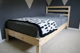 Diy bed frame with giant headboard. Diy Twin Bed 8 Steps With Pictures Instructables