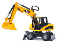 BRUDER CATERPILLAR RUBBER DUCK DIGGER LOADER 1:16 SCALE ...