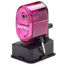 X Acto Vacuum Mount Manual Pencil Sharpener Pink Review Pencil Sharpener Electric Pencil Sharpener X Acto