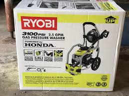 Engineered and assembled in the usa and pwma certified! 3100 Psi Honda Gas Pressure Washer Ryobi Tools