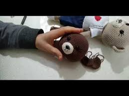 Amigurumi Elbiseli Ayicik Yapimi Part 2 Gulnur Ozel Youtube Ayicik Amigurumi Tig Desenleri