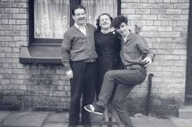 The beatles star marked the occasion on instagram with a throwback photo of himself and his wife on their special day of 27. A Family Snap Of Ringo Starr With His Parents Elsie And Harry Outside Of Their Home In Admiral Grove Liverpool Ringo Starr The Beatles Ringo Starr Photograph