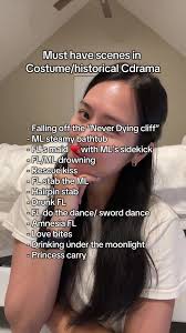 Falling Off A Cliff Scene in Chinese Drama