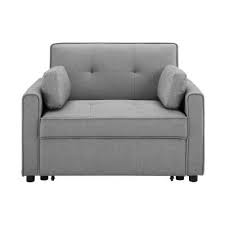 Serta Carly Grey Convertible Chair In 2020 Multi Functional Sofa Chair Love Seat