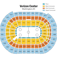 breakdown of the capital one arena seating chart