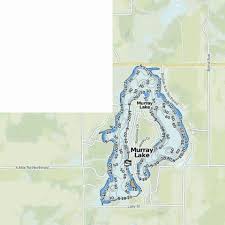 Murray Lake Fishing Map Us_mi_41_176 Nautical Charts App