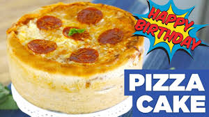 Line bottom and sides of pot with baking paper. Pizza Cake Happy Birthday Christian Eat The Pizza 33 Youtube