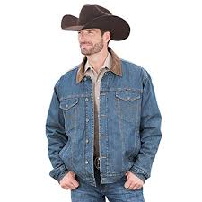 Wrangler Concealed Carry Blanket Lined Denim Jacket In Vintage Wash Blue For Men Save 25 Lyst Shop big & tall shirts at wrangler. concealed carry blanket lined denim jacket