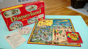 Vintage Disneyland Board Game Transogram 1950s Free Shipping Vintage Disneyland Board Games Disneyland