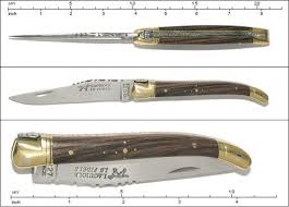 Laguiole Knife Epee Couteau Lame