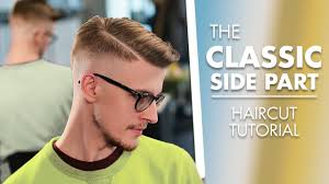 Side part + long hair. Short Hairstyle Side Part Haircut With Machine And Scissor Youtube