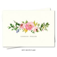 Sympathy memory flower purple magnolia thank you. Floral Wedding Thank You Notes With Pink Roses Elegant Botany