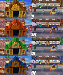 New horizons roof color whenever you please once you've progressed to a certain point in the game. Poll What Color Town Hall And Train Station Do You Have The Bell Tree Animal Crossing Forums