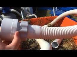 How To Pvc Plumb A Intex Above Ground Pool Youtube Pool Plumbing Diy Pool Pvc Pool