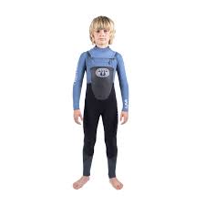 Animal Junior Boys Lava 5 4 3mm Gbs Fz Wetsuit Pewter