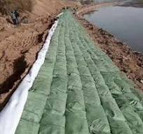 Geotêxtil não tecido de polipropileno de alta resistência, saco de areia,  bolsa geotêxtil, geotubo