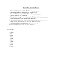 … just left ten minutes ago. Doc Soal Latihan Possessive Pronoun Esa Mulyowati Academia Edu