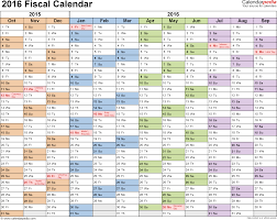 Fiscal Calendars 2016 As Free Printable Excel Templates Fiscal Calendar Payroll Calendar Quarterly Calendar