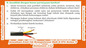 Download kumpulan soal ulangan harian smp kelas 9 semester 1 Jawaban Esai Uji Kompetensi Bab 8 Ipa Kelas 9 Halaman 152 Youtube