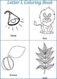 Encourage the children to color the image in the coloring page. L For Lee Coloring Pages