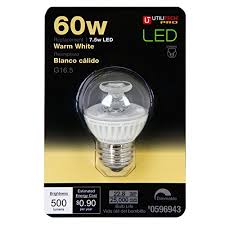 Utilitech 7 5 Watt 60w Equivalent G16 Buy Online In Aruba At Desertcart