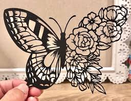 Free Free 250 Half Butterfly Half Flower Svg Free SVG PNG EPS DXF File