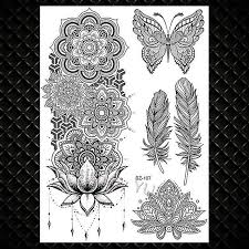 It can be either simple small piece or a larger more. Frauen Big Arm Eule Gefalschte Temporare Tattoo Mandala Blume Indien Tattoo Aufkleber Fruugo De