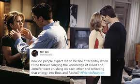Aug 11, 2021 · jennifer aniston and david schwimmer are said to be growing closer following the friends reunion. Friends The Reunion Jennifer Aniston David Schwimmer S Irl Crush Has Led To A Twitter Meltdown Entertainment