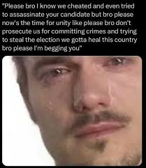 I will not make peace with people...